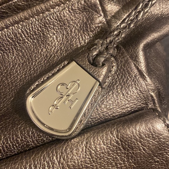 Pewter Leather Cole Haan hobo bag - Picture 2 of 7
